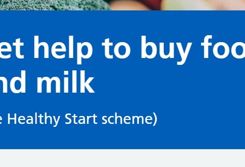 Get help to buy food and milk.