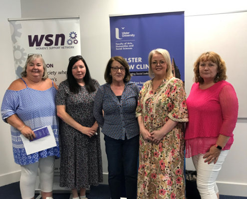 Women’s Regional Consortium members attending the launch of the research