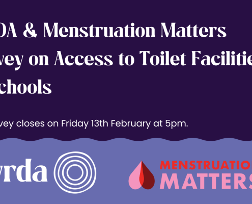 WRDA and Menstruation Matters.